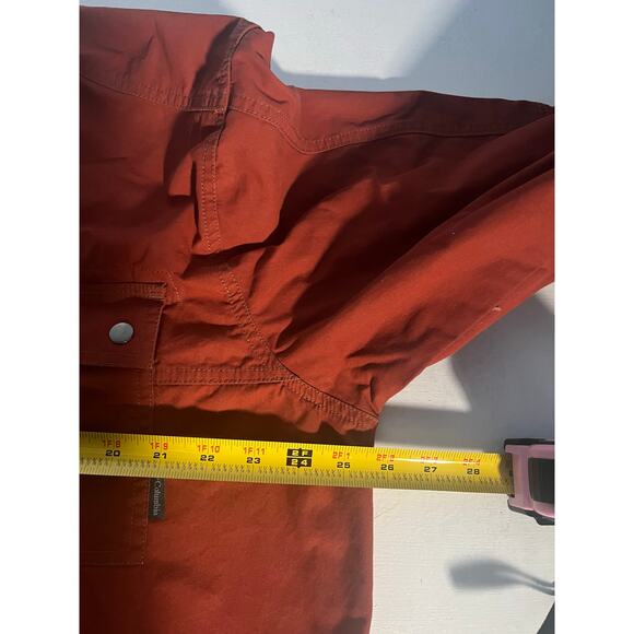 Columbia Men’s Rust Red Field Utility Jacket XL Outdoor Hiking Lightweight - Picture 7 of 13
